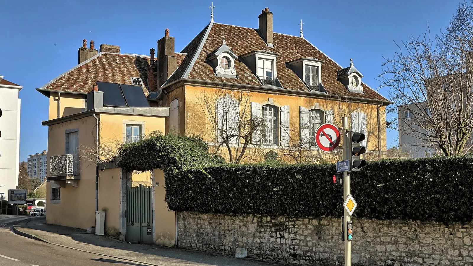 Une maison bourgeoise du quartier des Chaprais, à Besançon
